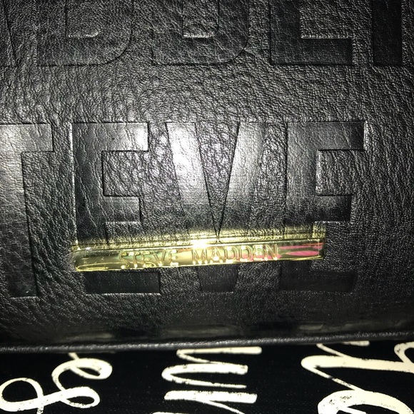 Steve Madden Speedy Logo Satchel - Picture 6 of 8